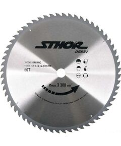 Griešanas disks kokam Sthor 08851; 400x30 mm; Z60 Zāģripas