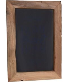 Home Appliances Home Styling Collection Tablica kredowa z drewnianą ramą, 100 x 70 cm Baltās tāfeles