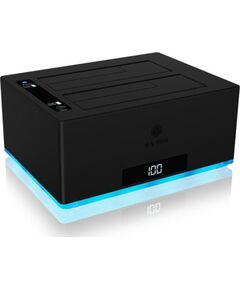 Raidsonic HDD ICY BOX Dockingstation for 2x 2,5" or 3,5" Dokstacijas portatīvajiem datoriem