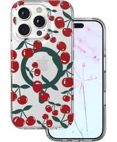 Mocco Cherry Mag Back Case Aizmugurējais apvalks priekš Apple iPhone 16 Pro Neoriģinālie Maciņi