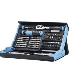 Hazet SmartCase bit set 2200SC-31, 73 pieces (black/blue, 1/4, with reversible ratchet) Новинки Для дома и сада 