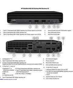 HP Renewed Grade B EliteDesk 805 G6 Desktop Mini AMD Ryzen 5 PRO 2400GE 16 GB SSD 512 GB AMD Radeon Graphics Windows 11 Pro Atjaunoti personālie datori