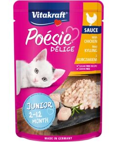 VITAKRAFT POESIE DELICE JUNIOR chicken - wet cat food - 85 g Barība