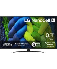 LG 65NANO82A6B 65" 4K Ultra NanoCell AI NANO82 HD LED Televizori