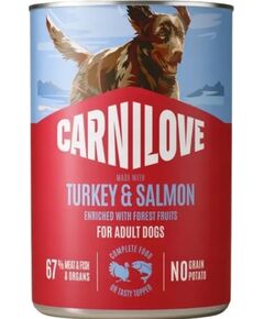 Carnilove Carnilove Pate Karma Dla Psa Indyk Łosoś 400g Suņu barība