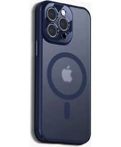 Evelatus Apple  iPhone 14 Pro Max Hybird Case Whith Magsafe and Camera Protection PC+TPU Blue Чехлы - альтернативные
