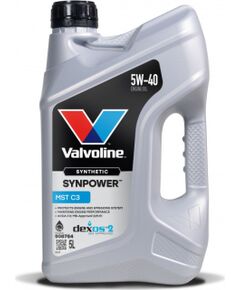 Motoreļļa Synpower MST C3 5W40 5L, Valvoline Motora eļļas