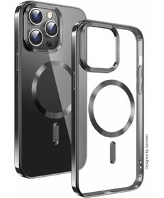 Swissten Clear Jelly Magstick Metallic Case Aizsargapvalks Priekš Apple iPhone 12 Neoriģinālie Maciņi