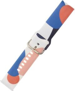 iLike   Strap Moro Band For Samsung Galaxy Watch 46mm Silicone Strap Watch Bracelet Pattern Smart pūlksteņu aksesuāri