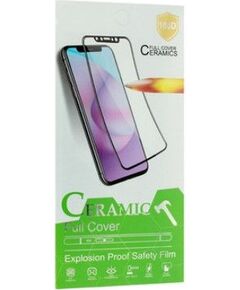 iLike Apple  IPHONE 14 /13 / 13 PRO HARD CERAMIC TEMPERED GLASS Black Защитная пленка для экрана