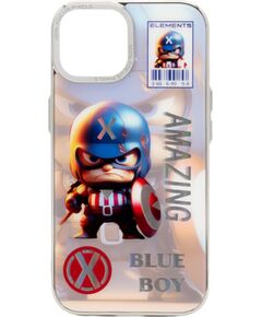 iLike Apple  iPhone 13 PC Silicone Case Blue Boy Чехлы - альтернативные