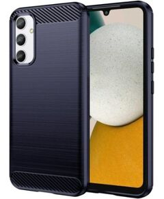 iLike Samsung  A34 5G flexible silicone carbon cover Blue Чехлы - альтернативные