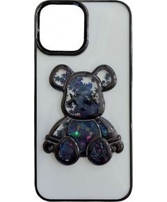 iLike Apple  iPhone 13 Silicone Case Print Desire Bear Black Чехлы - альтернативные