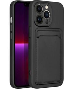 iLike Apple  Card Cover case for iPhone 14 6,1 Black Neoriģinālie Maciņi