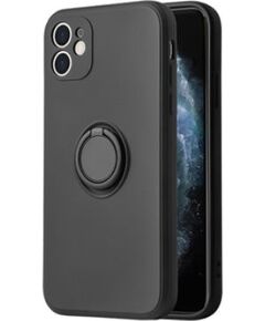 iLike Apple  IPHONE 13 PRO MAX SILICONE RING Black Neoriģinālie Maciņi