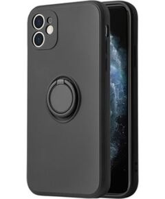 iLike Apple  IPHONE 13 PRO SILICONE RING Black Neoriģinālie Maciņi