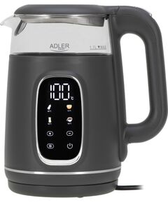 ADLER AD 1305 electric kettle grey silver Tējkannas (elektriskās)