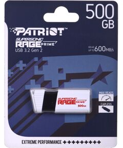 PATRIOT RAGE PRIME 600 MB/S 512GB USB 3.2 8K IOPS USB Flash atmiņas