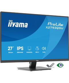 iiyama ProLite X2793QSU-B1 computer monitor 68.6 cm (27") 2560 x 1440 pixels Quad HD LED Black LED / LCD мониторы