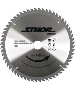 Griešanas disks kokam Sthor 08835; 250x30 mm; Z60 Zāģripas