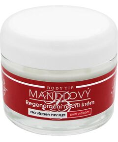 Vivaco Body Tip - Pleťový noční krém s mandlovým olejem 50ml Smaržas - NESAKĀRTOTS