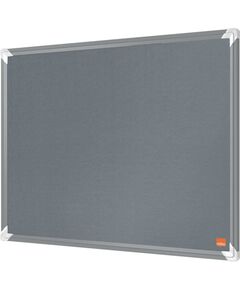 Nobo nobo Tablica filcowa Premium Plus, 60x45 cm, szara Baltās tāfeles