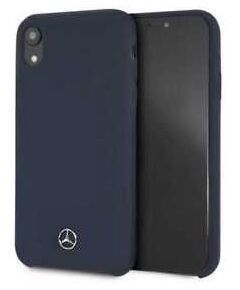 Mercedes-Benz Apple  iPhone XR Liquid Silicone Case Navy Neoriģinālie Maciņi
