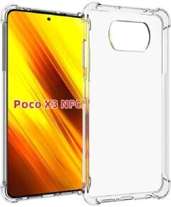 Evelatus Xiaomi  Poco X3 / Poco X3 NFC / Poco X3 Pro Military Shockproof Silicone Case TPU Transparent Neoriģinālie Maciņi