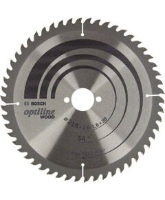 Griešanas disks Bosch 2608838411; 216x30 mm; Z54 Zāģripas