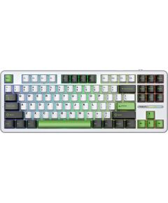Klaviatūra  Aula F87 GrayWood V3 (AUF87-BWG-GW3) Новинки Компьютерная техника