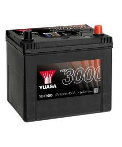 Yuasa 3000 YBX3005 60Ah 450A Startera akumulatoru baterija