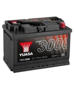 Akumulators Yuasa 3000 YBX3096 75Ah 650A