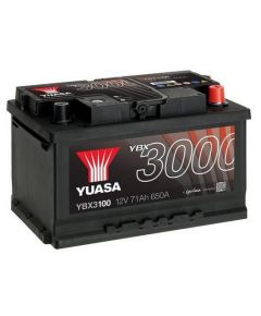 Yuasa 3000 YBX3100 71Ah 650A Startera akumulatoru baterija