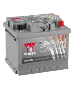 Yuasa 5000 YBX5063 50Ah 480A Startera akumulatoru baterija