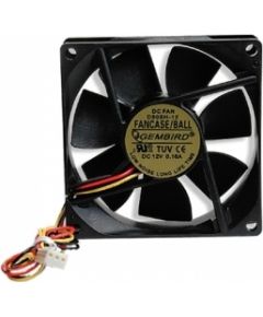 Dzesētājs Gembird 80mm PC case fan FANCASE/BALL