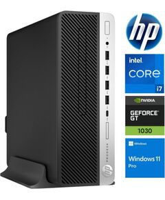 HP 600 G4 SFF i7-8700 64GB 512SSD M.2 NVME GT1030 2GB WIN11Pro Atjaunoti personālie datori