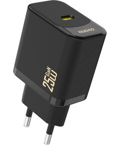 Charger Dudao A27 GaN 25W USB-C black Telefonu lādētāji 220v