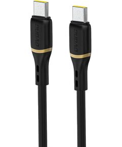 USB cable Dudao L25C USB-C to USB-C 60W 1.0m black Data USB kabeļi