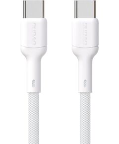 USB cable Dudao L9C USB-C to USB-C 65W 1.0m white Data USB kabeļi