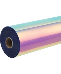 HTVRONT hologrāfiska pašlīmējoša plēve, 30,5 cm x 90 cm (rozā) Laminēšanas plēves