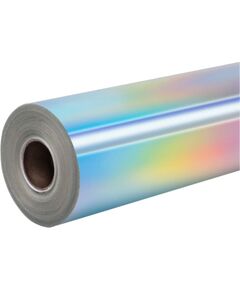 HTVRONT Holographic Self-Adhesive Film, 30.5 cm x 90 cm (silver) Пленки для ламинаторов