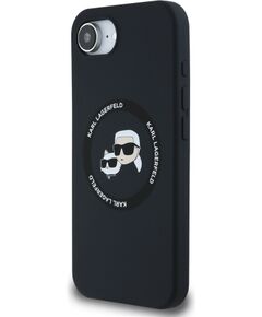 Karl Lagerfeld Liquid Silicone K&CH Heads MagSafe Case Aizsargapvalks priekš Apple iPhone 16e Neoriģinālie Maciņi
