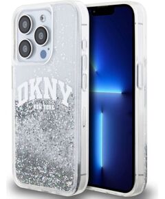 DKNY -  DKNY Liquid Glitter Arch Logo Case for iPhone 14 Pro Transparent Чехлы - альтернативные