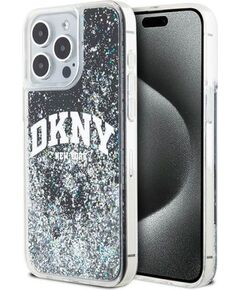 DKNY   DKNY Liquid Glitter Big Logo iPhone 14 Pro Max Case - Black Чехлы - альтернативные