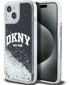 DKNY   DKNY Liquid Glitter Big Logo iPhone 14/15/13 Case - Black Чехлы - альтернативные