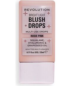 Makeup Revolution Bright Light Pink Rosie Blush Drops - Tekutá tvářenka 23 ml Smaržas - NESAKĀRTOTS