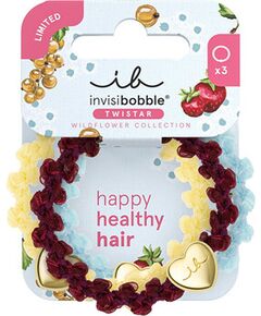 Invisibobble Twistar Wildflower Cherry Twist - Gumička do vlasů ( 3 ks ) Духи и косметика
