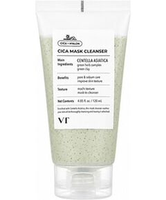Vt Cosmetics Cica Mask Cleanser - Čisticí pleťová maska 120ml Smaržas - NESAKĀRTOTS