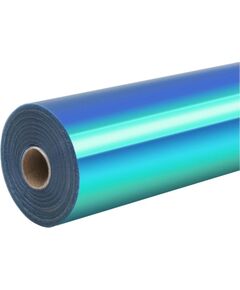 HTVRONT hologrāfiska pašlīmējoša plēve, 30,5 cm x 90 cm (tirkīza) Laminēšanas plēves