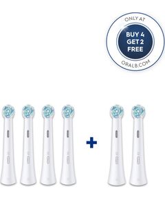Końcówka Oral-B Końcówki do szczoteczki 6 sztuk białe Насадки для электрических зубных щеток